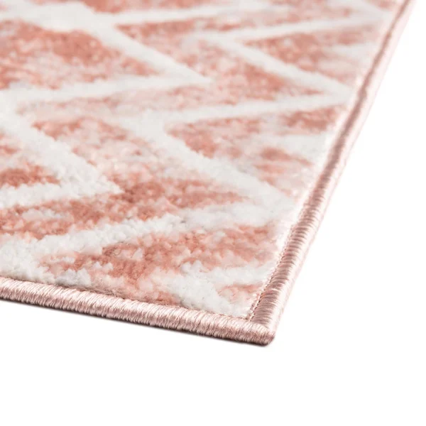 Bohemian Trellis 8 ft Runner Dusty Rose Bohemian - Geometric Area Rug