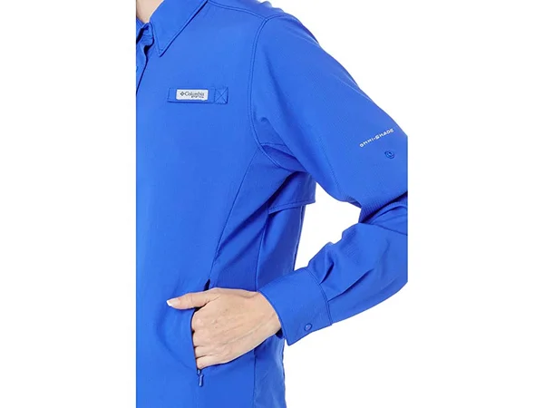 Columbia Women's PFG Tamiami II Long Sleeve Shirt - XS, Purple