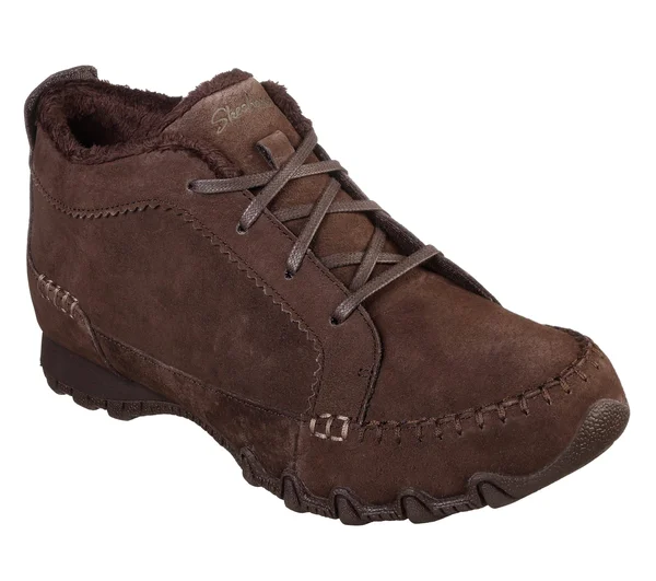Skechers Women's Relaxed Fit: Bikers - Lineage Boots - Chocolate, 7.5