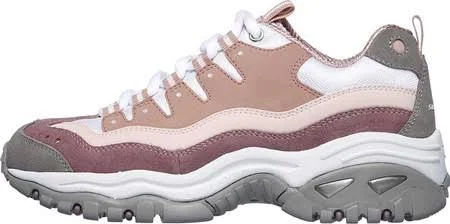 Skechers Women's Energy Ocean Tide Sneaker, Pink/Purple