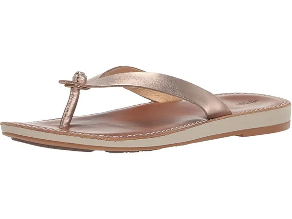 Olukai Nohie Sandals - Women's Bubbly/Tan 6