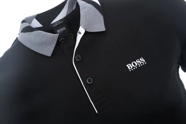 Boss Paule 6 Polo T Shirt Black