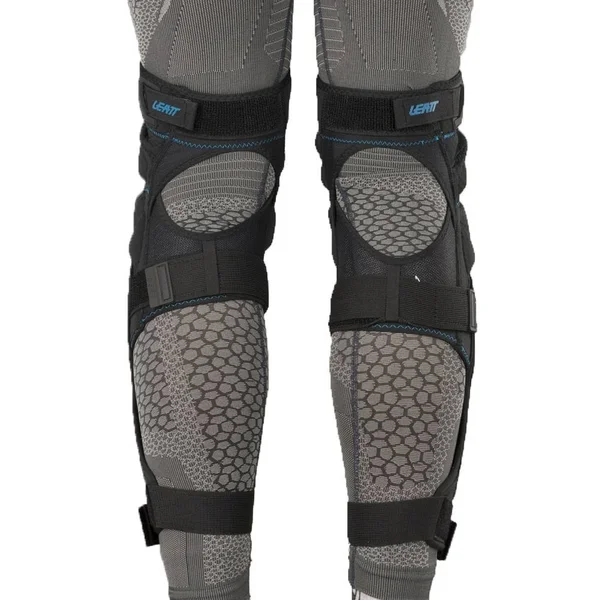 Leatt Knee & Shin Guard 3DF Hybrid EXT - White/Black - XXL