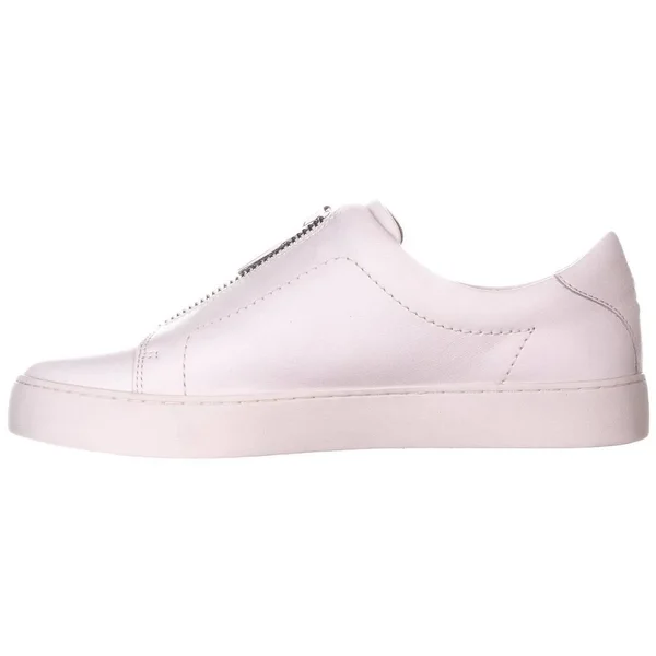 Frye Lena Zip Low Sneakers in White, Women's Size 10