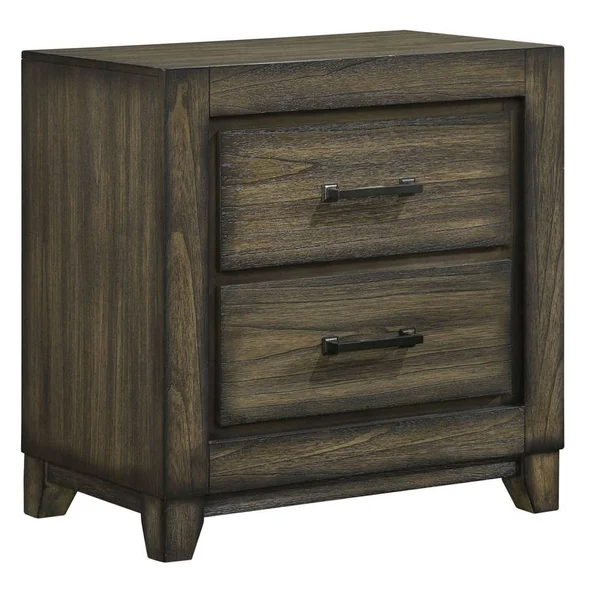 New Classic Furniture Ashland Rustic Brown Nightstand