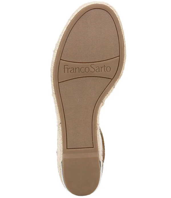 Franco Sarto Clemens Wedge Sandals - Leopard