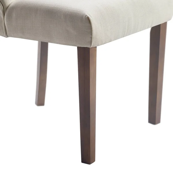Finch Elmhurst Cream Tufted Dining Chair Set of 2
