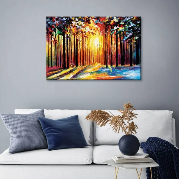 iCanvas Lea84-1pc3-40x26 Sun of January by Leonid Afremov Canvas Print
