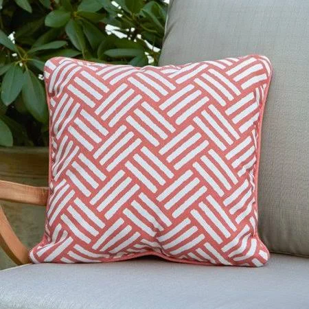 Moyers Outdoor Throw Pillow Size: 16x22 H x 16x22 W x 4x22 D, Color: Rust