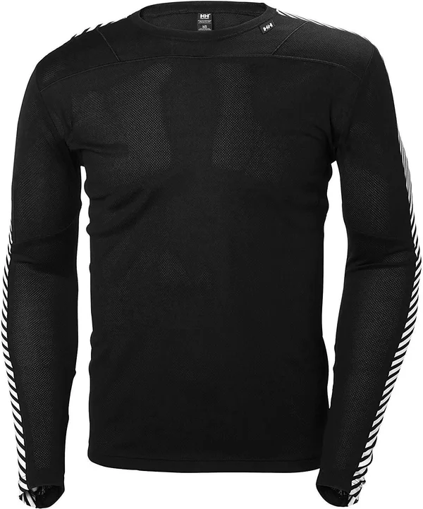 Helly Hansen Men's Black Lifa Crew