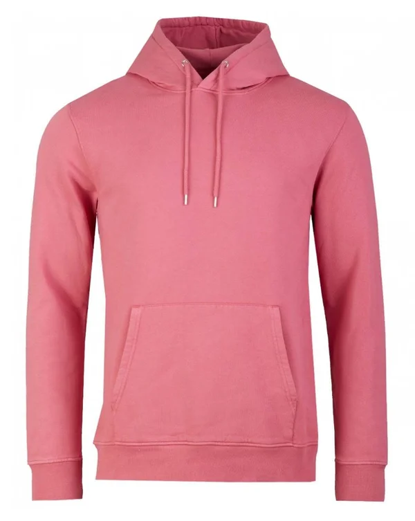 Colorful Standard - Organic Cotton Hooded Sweatshirt, Men, Pink