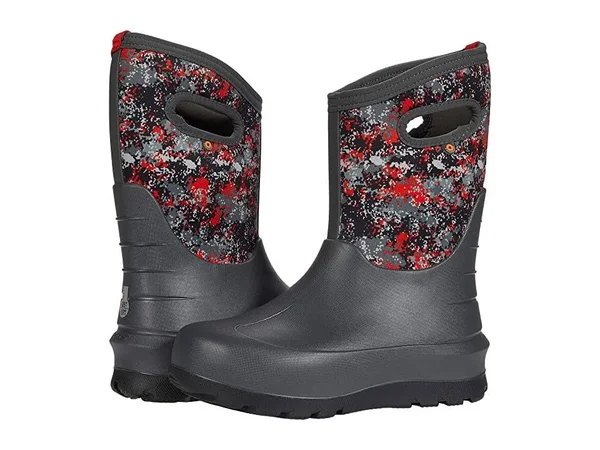 Bogs Kids& Neo Classic Micro Camo Boot - 13 - Dark Grey Multi