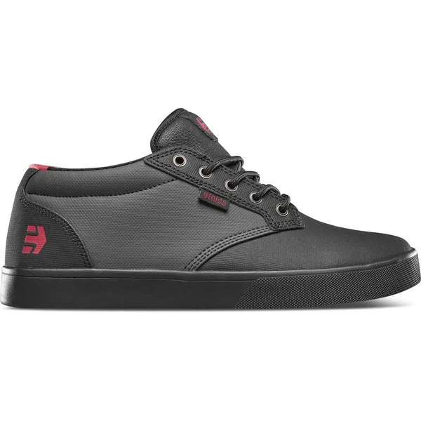 Etnies Jameson Mid Crank Shoes - Black/Dark Grey/Red - US 8