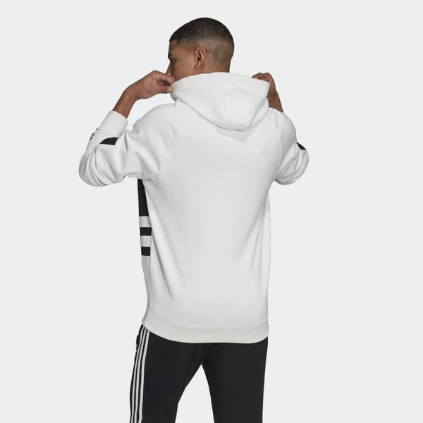 Adidas Originals Big Trefoil Hoodie White - Men's, Size: XS