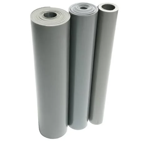 Rubber-Cal SBR - Gray 65A Rubber Sheet, 3/16THK x 4x22W x 4x22L 20-156