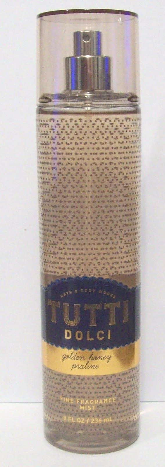 Bath & Body Works Tutti Dolci Golden Honey Praline Fine Fragrance Mist, 8 oz