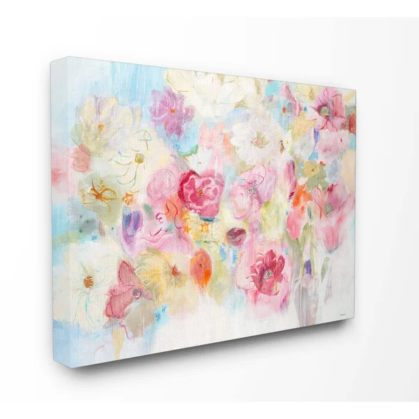 Stupell Colorful Flower Bouquet Stretched Canvas Wall Art
