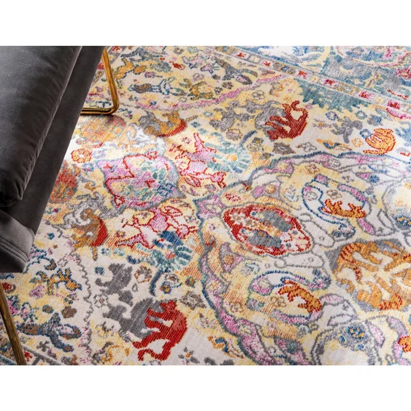 Unique Loom Austin Fortissimo Area Rug - 9& x 12& - Beige
