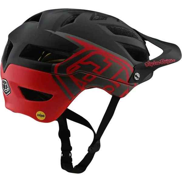 Troy Lee Designs A1 MIPS Classic Bike Helmet Black/White - Xs