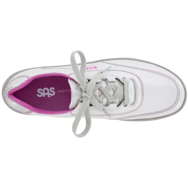 SAS Shoes Women's Sporty - Bianco - Pink