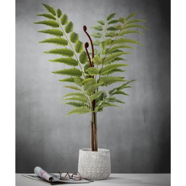 Sullivans Artificial Potted Fern 37x22H Green