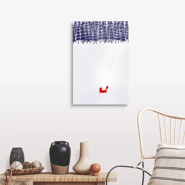 Alone in The Forest, Canvas Wall Art, 20x30, Great Big Canvas