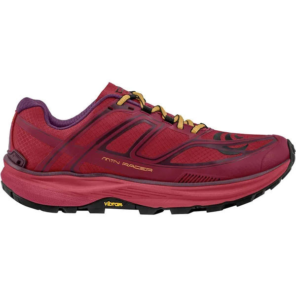 Topo Athletic Mtn Racer Trail Running Shoe - Women's Berry/Gold - 6.5