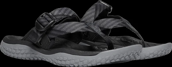 Keen Women's Solr Toe Post Sandal - 10 - Black, Steel Grey