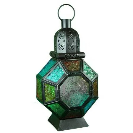 Bloomsbury Market Metal and Glass Lantern