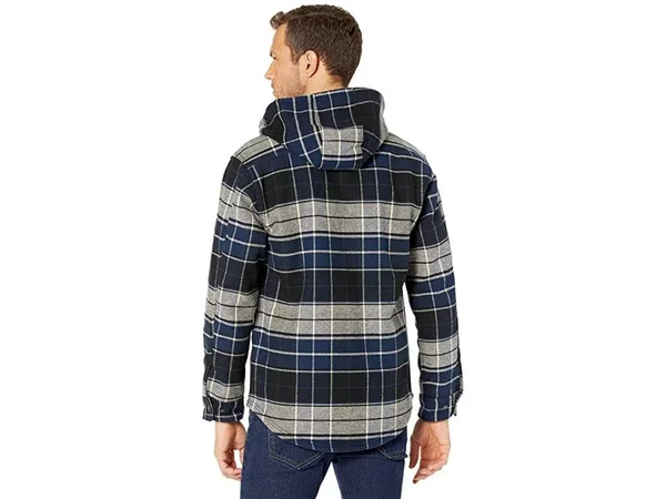 Wolverine Men's Bucksaw Bonded Shirt Jac Dark Slate Plaid, Size M