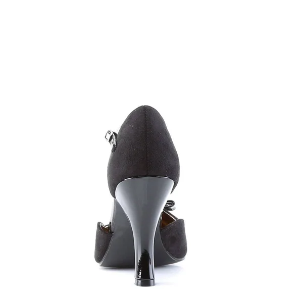 Pin Up Couture - Womens Smitten-10 Heels Cream Black, Size-10