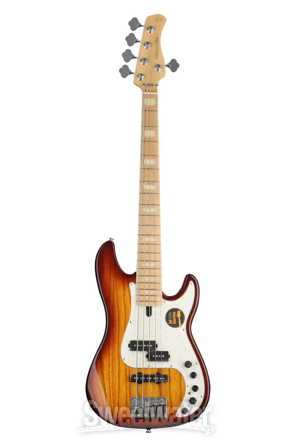 Sire Marcus Miller P7 Swamp Ash 5-String Bass Tobacco Sunburst