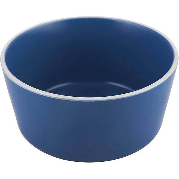 Melange Stoneware 18-Piece Dinnerware Set (Moderno Blue) - Service for 6| Dinner PLATE, Salad Plate & Soup Bowl (6 Each)|18