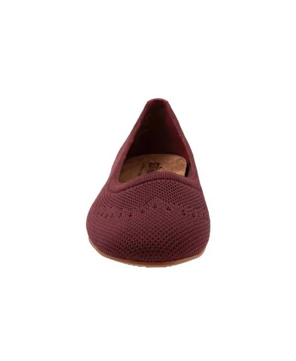 SoftWalk Women's Santorini Flat Wide, Color: Navy, Size: 9.5