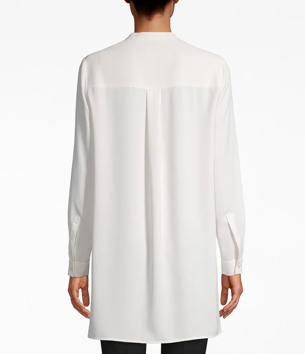 Anne Klein Henley Tunic - White