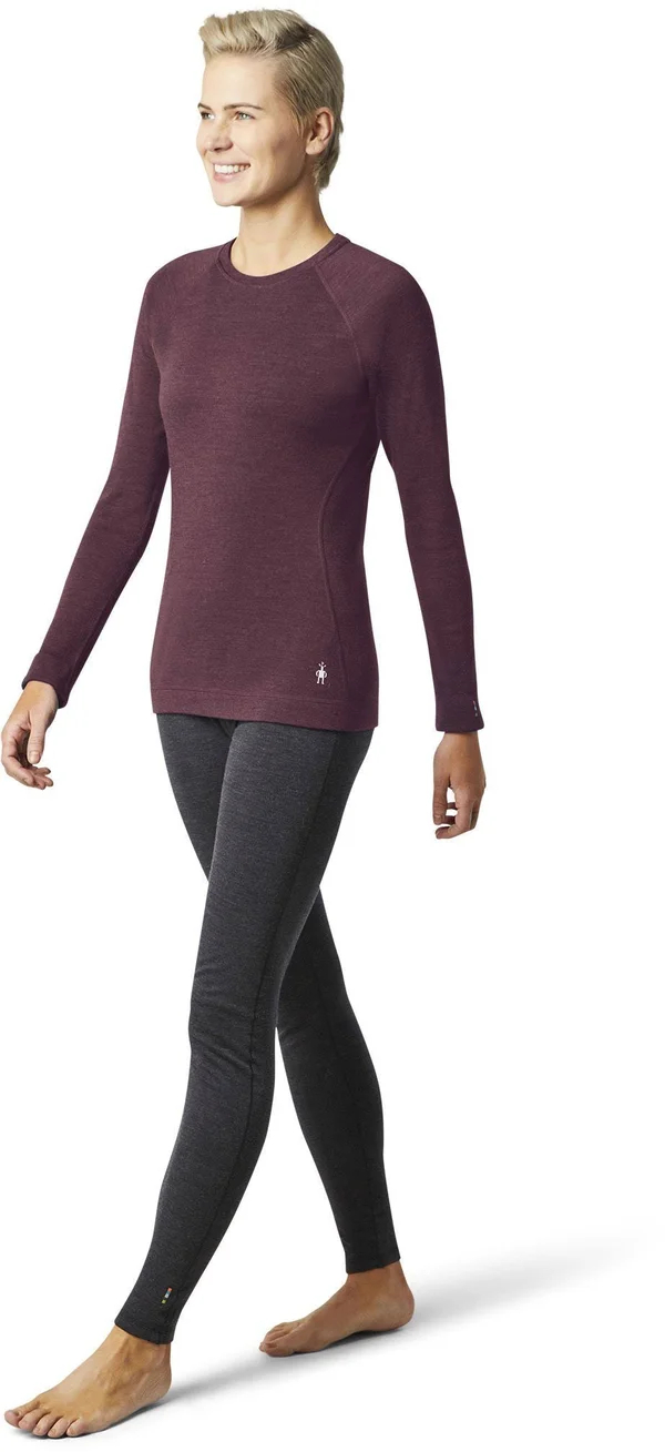 Smartwool Merino 250 Baselayer Crew - Women's Charcoal Heather - XL