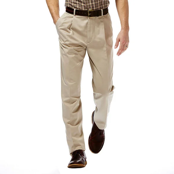 Haggar Big & Tall Work to Weekend Khakis - Pleated