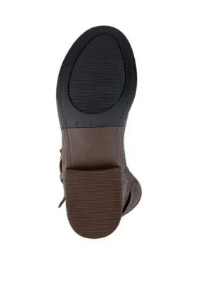 Journee Collection Spokane Wide Calf Female Dress Taupe 8