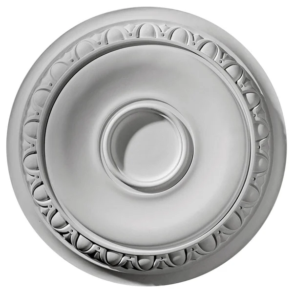 24 1/4x22OD x 1 1/2x22P Caputo Ceiling Medallion (Fits Canopies Up to 6x22), Hand-Painted Americana Crackle