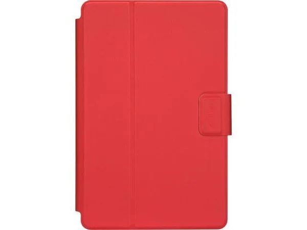 Targus Safe Fit Universal 360° Rotating - Flip cover for tablet - polyurethane - red - 9x22 - 10.5x22
