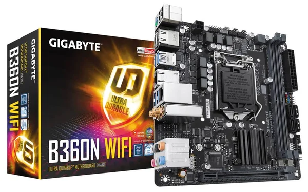 Gigabyte B360N WIFI with Intel B360 Express Mini-ITX Motherboard - LGA1151 Socket