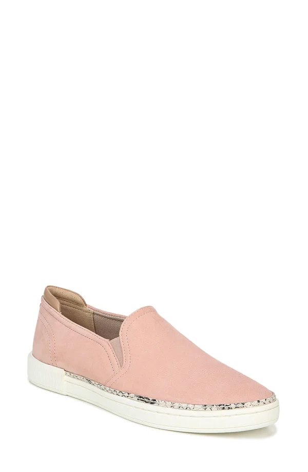 Naturalizer Women's Jade Slip-On Sneaker - Size: 9, Dustry Rose Suede