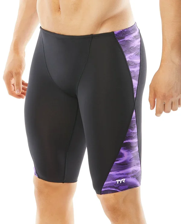 TYR SAMBS7A Men's Lambent Blade Jammer Swimsuit - Purple, 26
