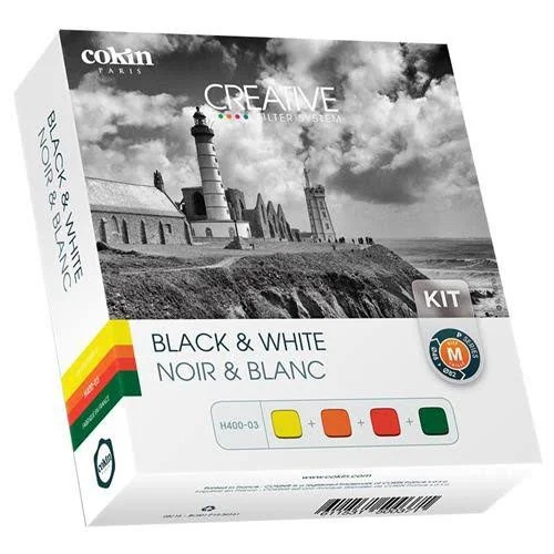 Cokin P Series Black and White Filter Kit H400-03, 84 x 84 x 1.6mm