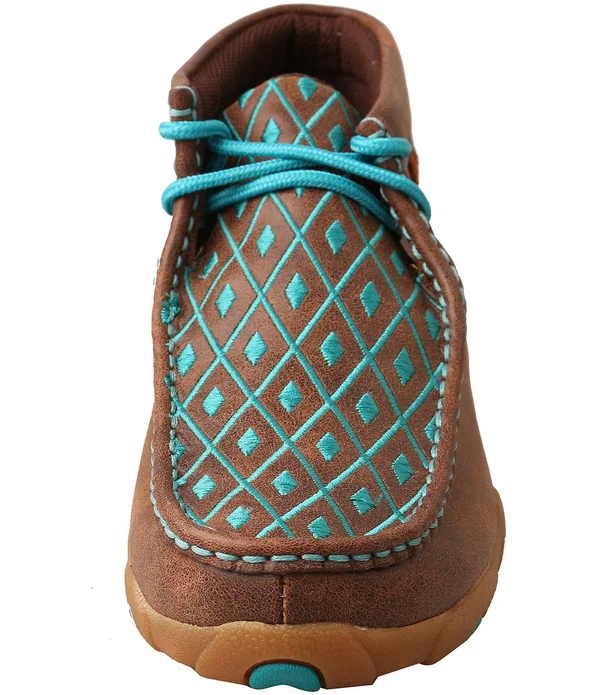 Twisted x Women's Driving Moc Chukka - Brown/Turquoise