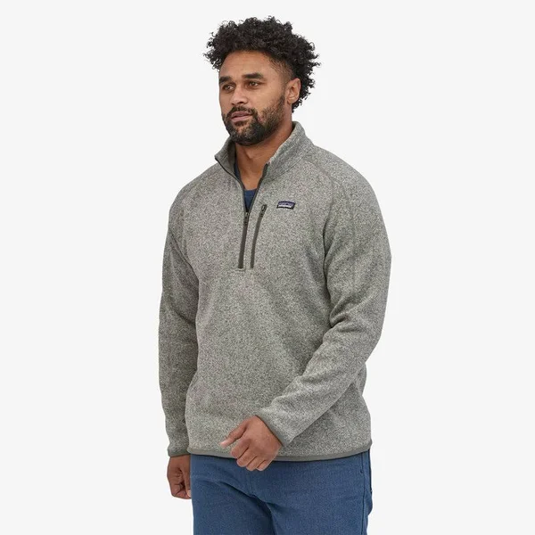 Men's Better Sweater 1/4 Zip Fleece - Dark Borealis Green, 3XL