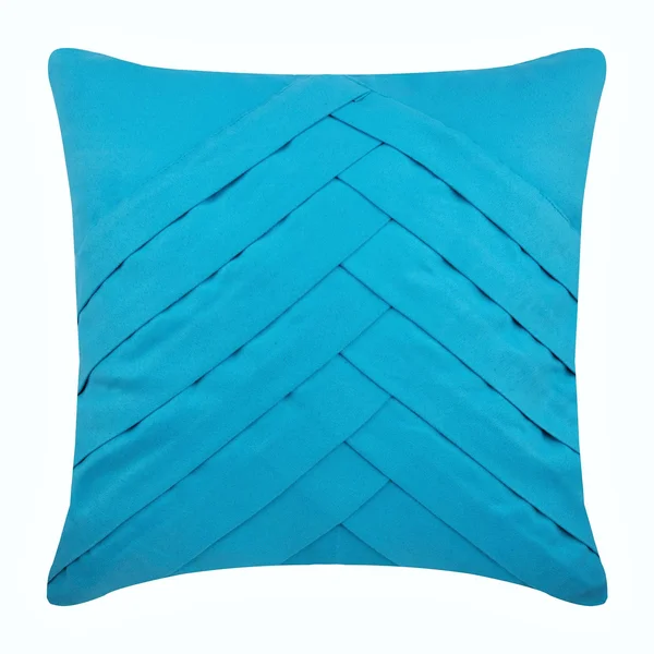 Turquoise Throw Pillow COVER, 20x22x20x22 Suede Decorative Cushion Covers-Turquoise Blue No Limits No Lines, 20 x 20 in