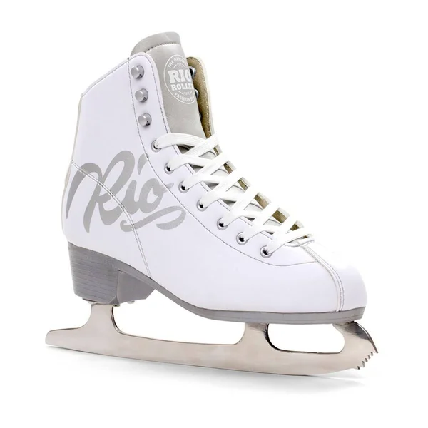 Rio Roller Script Ice Skates (White)