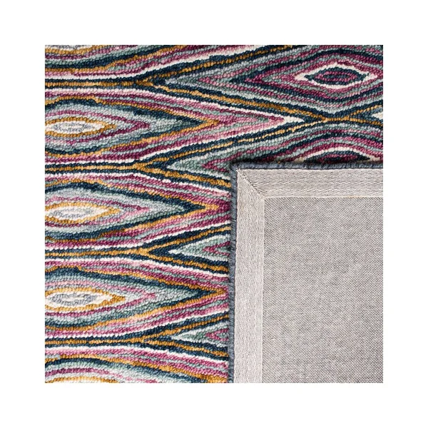 Safavieh Aspen Rug Collection APN805M - Blue - Pink - 7& x 7& Round