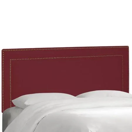 Darby Home Co Albertina Upholstered Panel Headboard - Size: Full - Upholstery: Velvet Berry